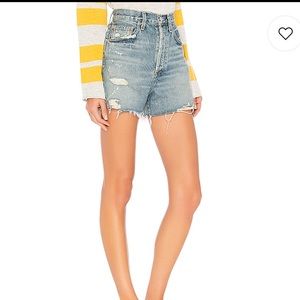 Agolde Dee Shorts in Ricochet